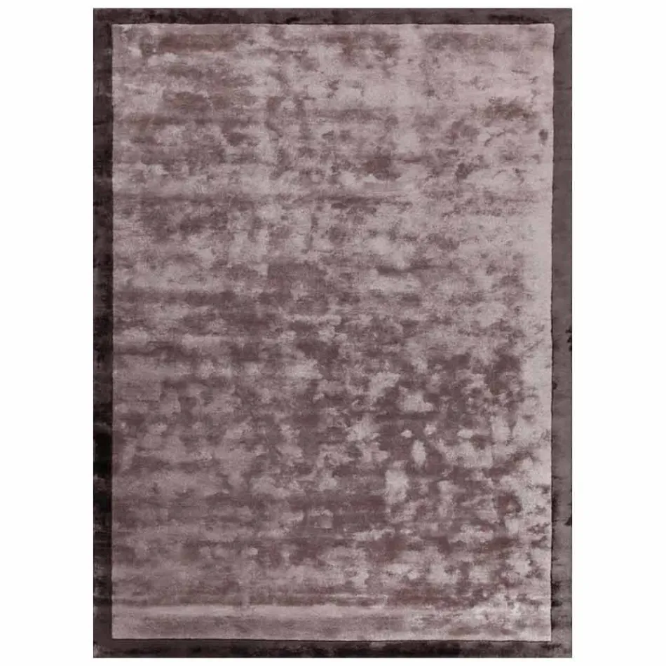 Covor mărginit în bumbac și vâscoză colorată pentru living - Planetariu Viadurini