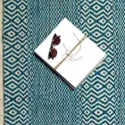 Covor de living cu design modern din lana si bumbac lucrat manual - Minera Viadurini