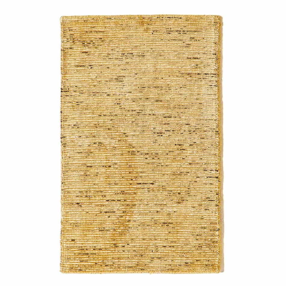 Covor de sufragerie din Bumbac, Viscoza si Lână Produs la războaie manuală - Melita Viadurini