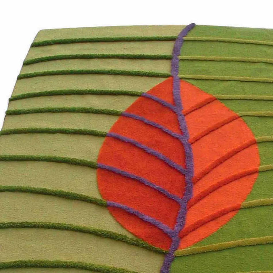 Covor de sufragerie din lână, capitonat manual, fabricat în Italia - Posillipo Viadurini