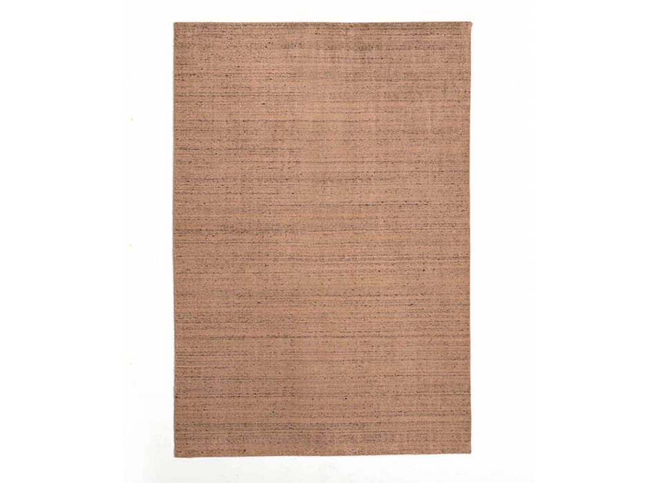 Covor de sufragerie produs pe un razboi manual din vascoza, lana si bumbac - Cristel Viadurini