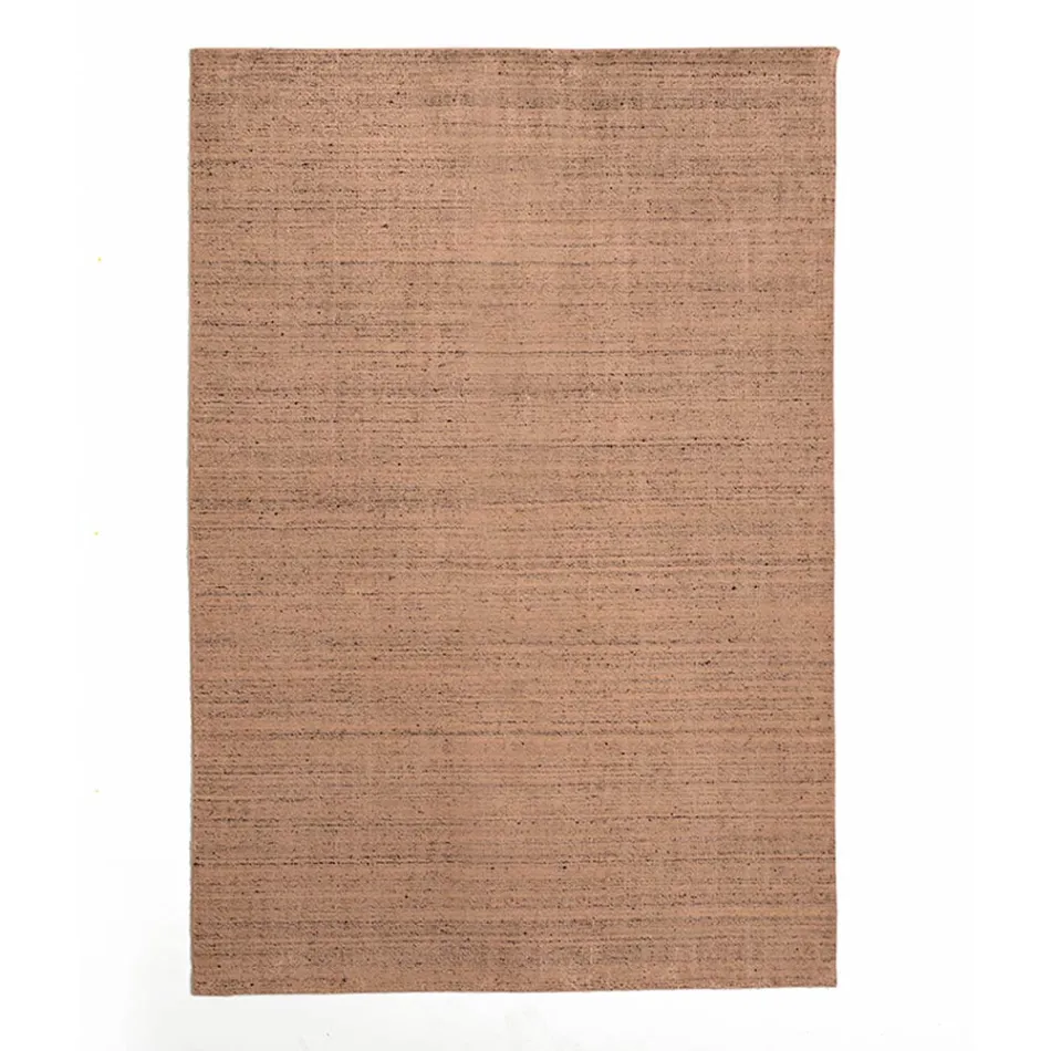 Covor de sufragerie produs pe un razboi manual din vascoza, lana si bumbac - Cristel Viadurini