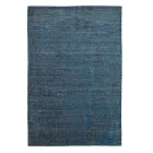 Covor de sufragerie produs pe războaie manuală din viscoză, lână și bumbac - Cristel Viadurini