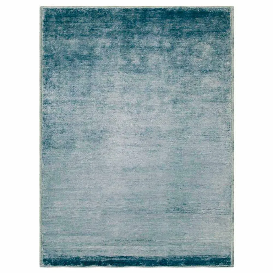 Covor colorat și modern de design din mătase și bumbac 2 dimensiuni - Zefiro Viadurini