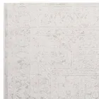 Covor de design cu design bej în poliester și vâscoză - Occitania Viadurini