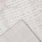 Covor de design cu design bej în poliester și vâscoză - Occitania Viadurini