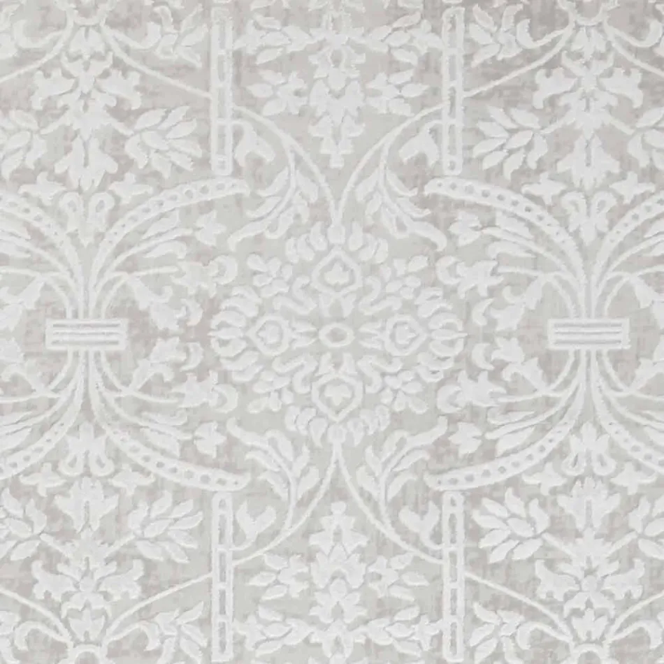 Covor de design cu design bej în poliester și vâscoză - Occitania Viadurini