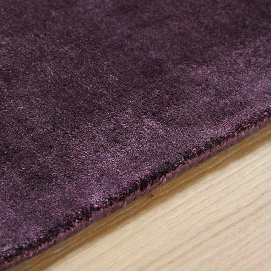 Covor de mătase de design modern colorat mare - Outlook Viadurini