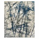 Covor de sufragerie cu model modern, din mătase și lână de bambus - Laptops Viadurini