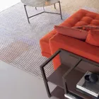 Covor din viscoză colorată, lucrat manual, țesut în India - Gilberto Viadurini