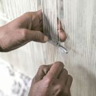 Covor din viscoză colorată, lucrat manual, țesut în India - Gilberto Viadurini