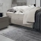 Covor lucrat manual țesut în India Lână de înaltă calitate și mătase de bambus - Anella Viadurini