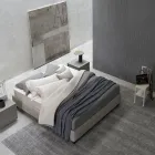 Covor lucrat manual țesut în India Lână de înaltă calitate și mătase de bambus - Anella Viadurini