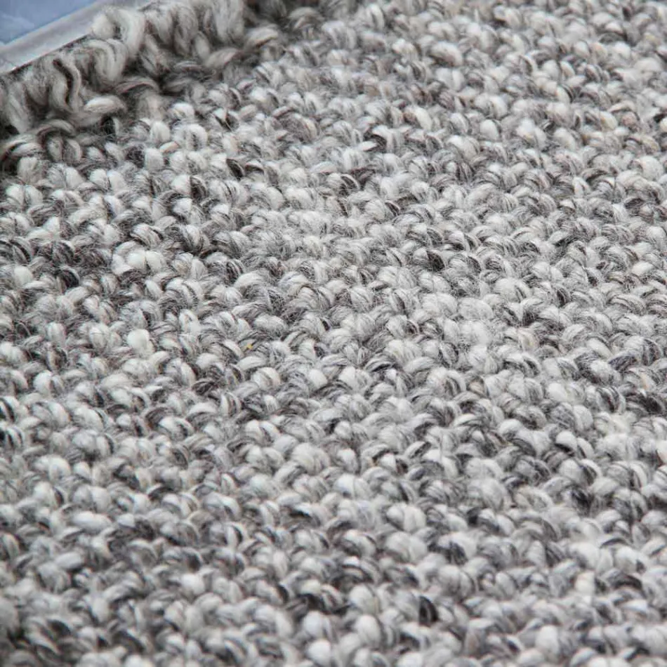 Covor de lână mare și crem cu design modern și crem - Jacqueline Viadurini