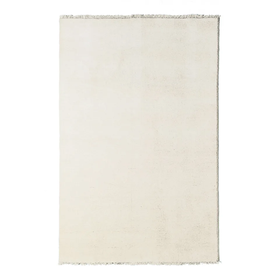 Covor de sufragerie modern cu design versatil din 100% lana - Pepita Viadurini