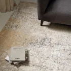 Covor de sufragerie cu design modern și elegant din mătase și lână de bambus - Pasha Viadurini