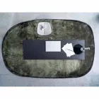 Covor oval de living din poliamidă cu imprimare digitală - Palmer Viadurini