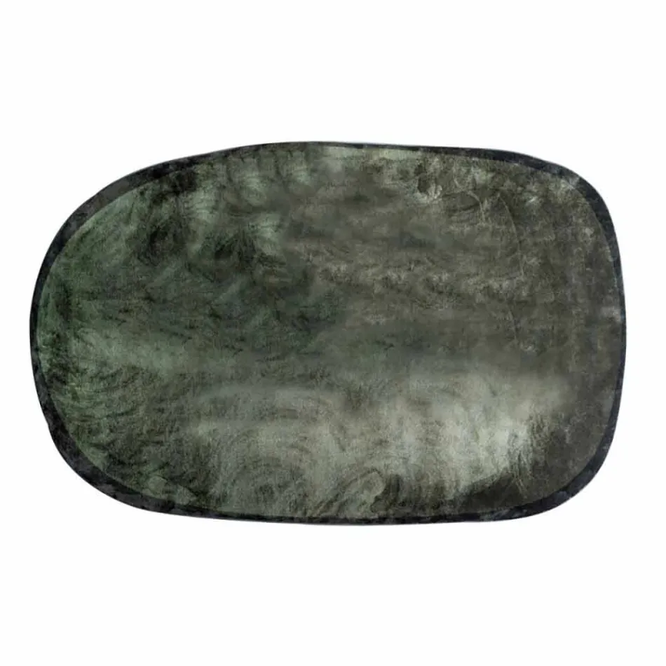 Covor oval de living din poliamidă cu imprimare digitală - Palmer Viadurini