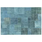 Covor artizanal pentru camera de zi în mozaic, înnodat manual în Türkiye - Raimund Viadurini