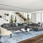 Covor de sufragerie realizat manual din viscoza de inalta calitate impletita in India - Bonnet Viadurini