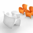 Mese de cafea moderne pentru interior sau exterior, 2 bucăți - Crin de Myyour Viadurini