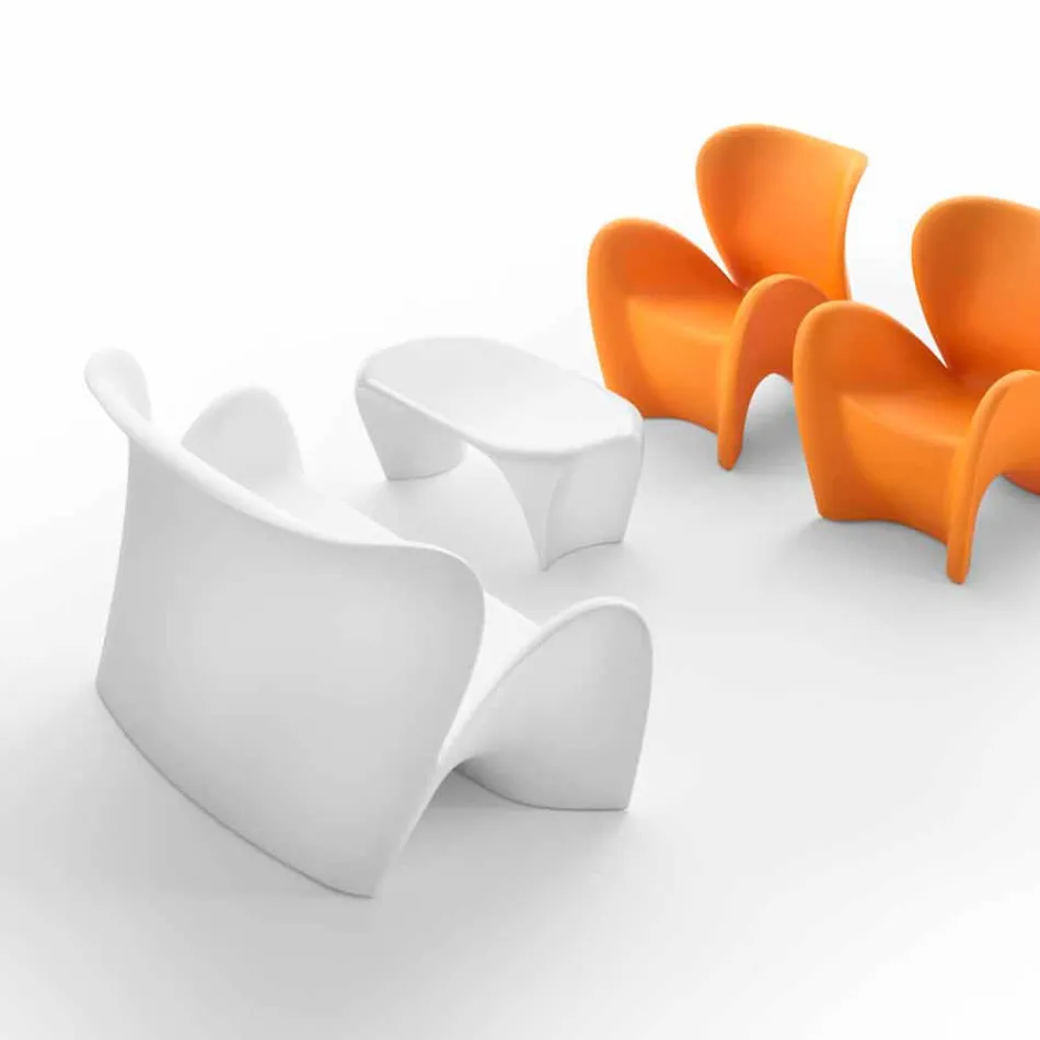 Mese de cafea moderne pentru interior sau exterior, 2 bucăți - Crin de Myyour Viadurini