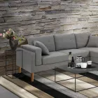 Masuta de cafea inalta din otel - Osmio Viadurini