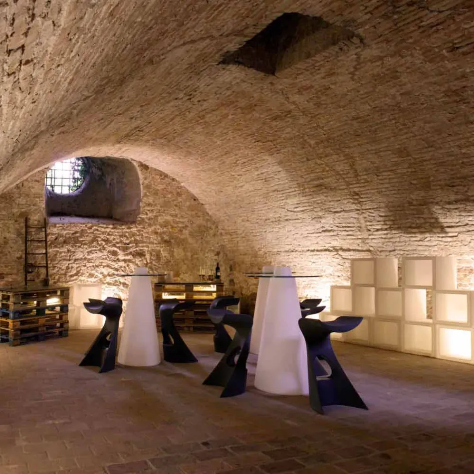 Placă de înaltă vârf (H120) din polietilenă și sticlă din Italia Viadurini