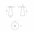 Placă de înaltă vârf (H120) din polietilenă și sticlă din Italia Viadurini