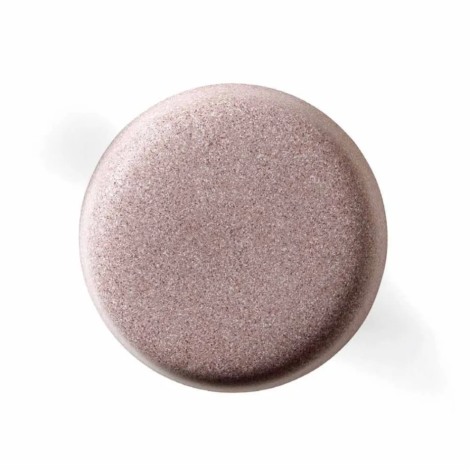 Masă de cafea rotundă în aer liber, înaltă, din polietilenă și HPL, fabricată în Italia - Desmond Viadurini