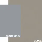 Masă de cafea modernă în exterior din aluminiu și laminat - Carmine2 Viadurini