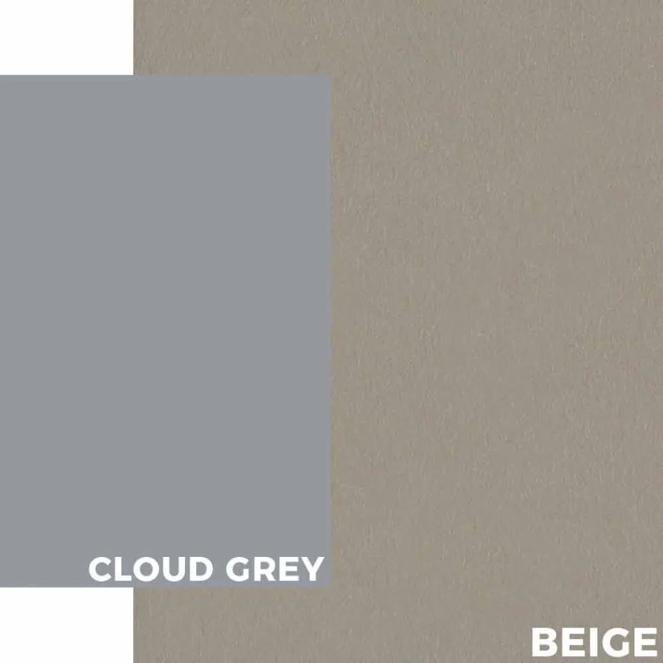 Masă de cafea modernă în exterior din aluminiu și laminat - Carmine2 Viadurini