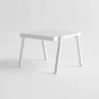 Masă de cafea modernă în exterior din aluminiu și laminat - Carmine2 Viadurini