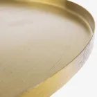 Masuta de cafea de design din otel placat cu alama - Kakta Viadurini