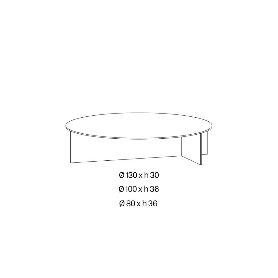 Masă de cafea Laris din sticlă bronzată cu un design rafinat, fabricată în Italia Viadurini