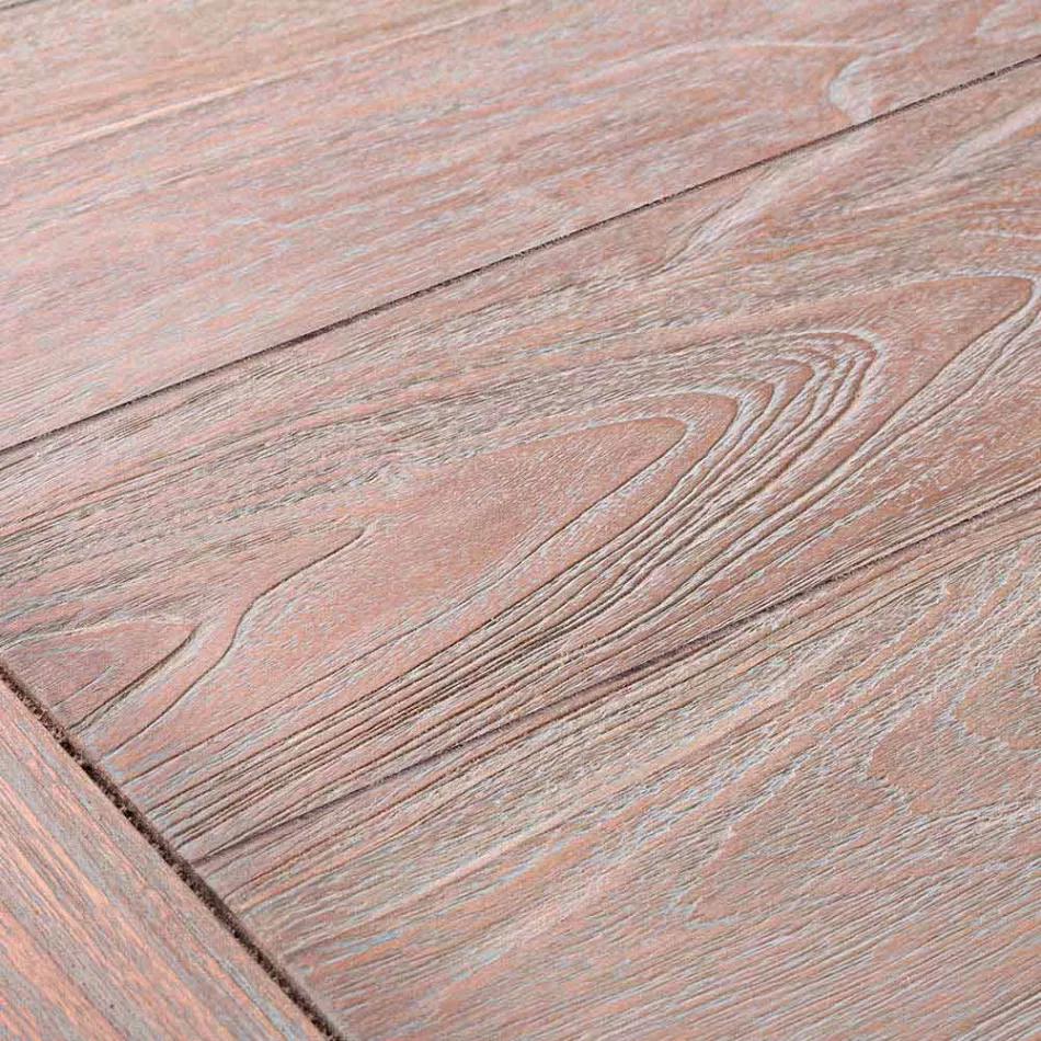 Homemotion - Nusadua Natural Low Teak Design Masă de cafea în aer liber Viadurini