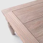 Homemotion - Nusadua Natural Low Teak Design Masă de cafea în aer liber Viadurini