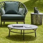 Masa joasa Blat Hpl sau Ceramica Made in Italy - Emmacross by Varaschin Viadurini