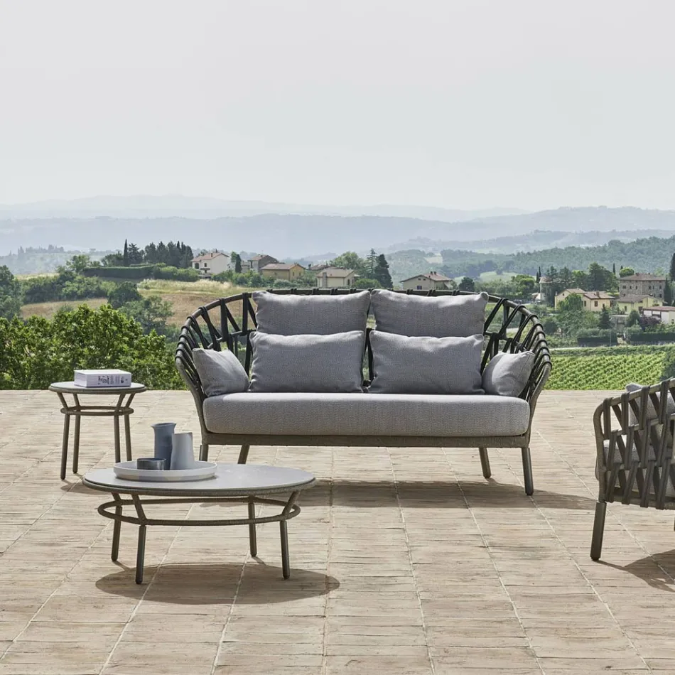 Masa joasa Hpl Blat sau Ceramica Made in Italy - Emmacross by Varaschin Viadurini