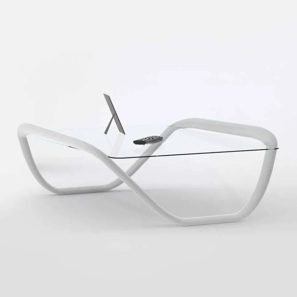 Designul modern al mesei de sticlă și Adamantx® Continuum Viadurini