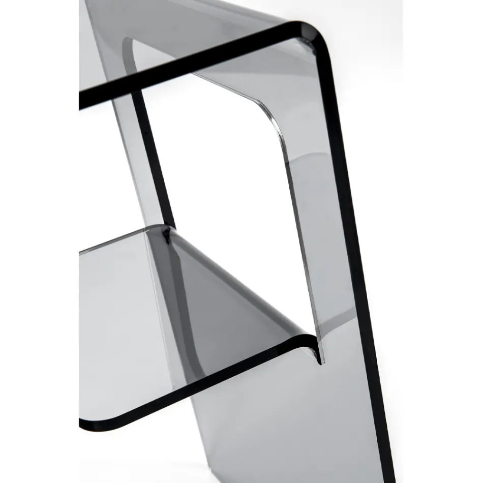 Noptiera din plexiglas transparent sau afumat Made in Italy - Lollao Viadurini