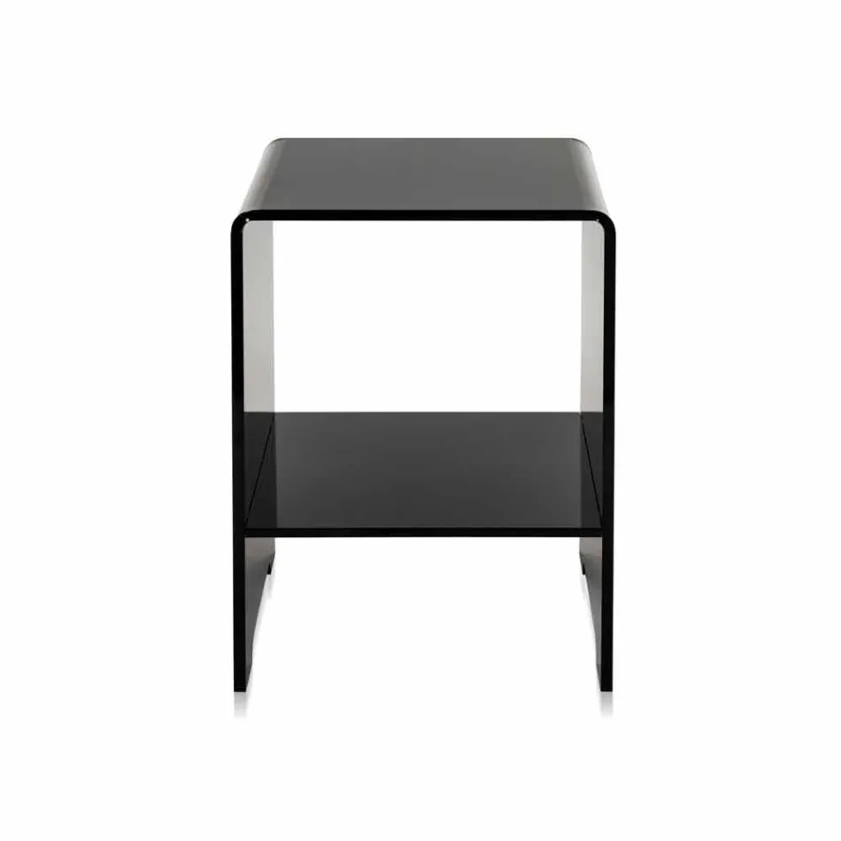 Tabelul / noptieră de design negru modern, Mimi, made in Italy Viadurini
