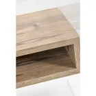 Noptieră reciclabilă în plexiglas transparent și lemn - Pascoli Viadurini
