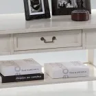 Masuta de cafea cu sertar si raft din lemn patinat Made in Italy - Tuoni Viadurini