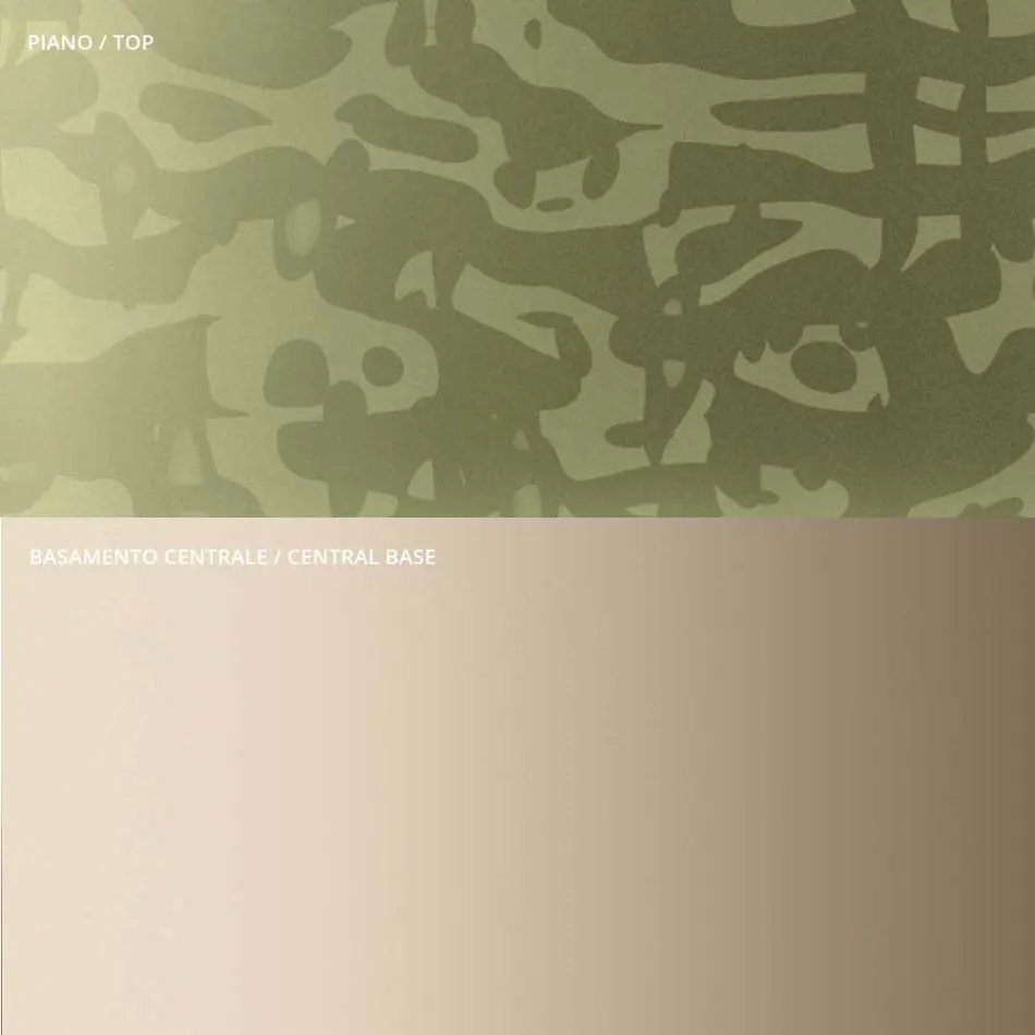 Masuta de cafea cu blat patrat din sticla sau metal Made in Italy - Anakin Viadurini