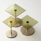 Masuta de cafea cu blat patrat din sticla sau metal Made in Italy - Anakin Viadurini