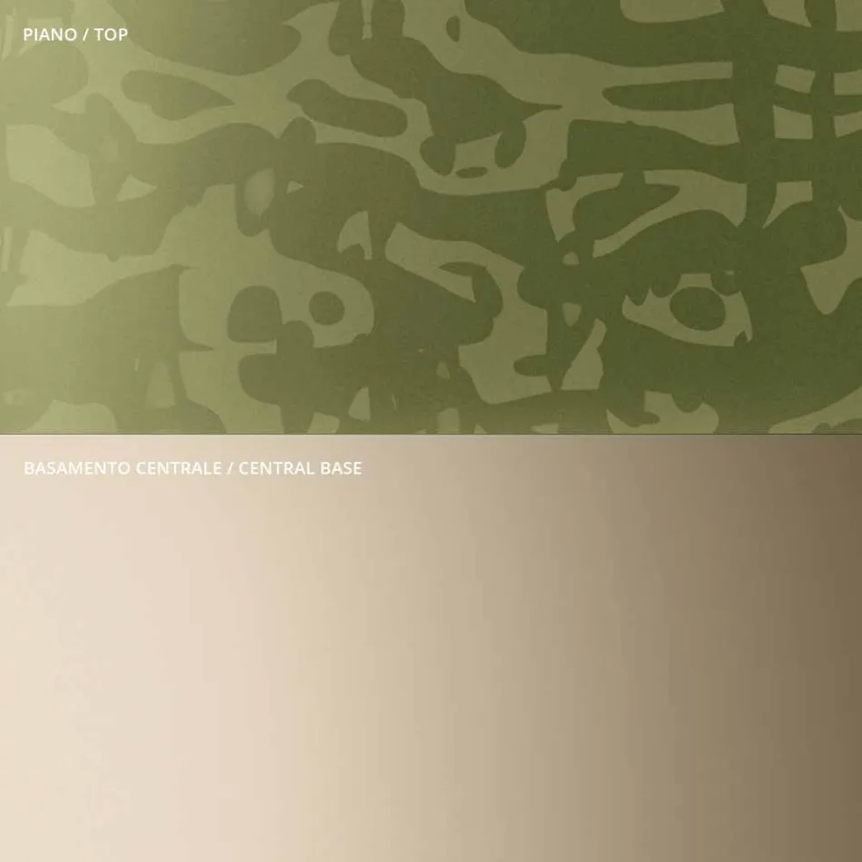 Masuta de cafea cu blat patrat din sticla sau metal Made in Italy - Anakin Viadurini