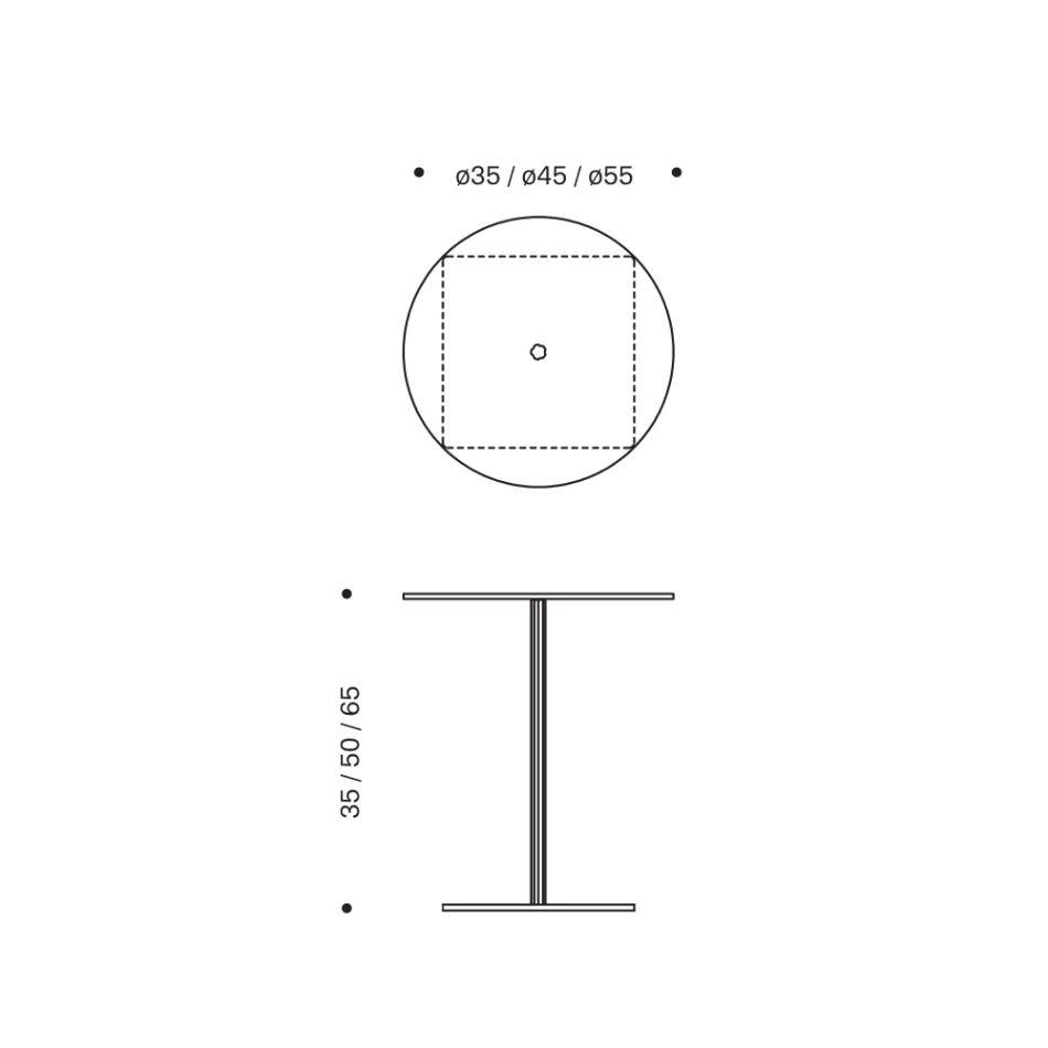 Masuta de cafea cu blat rotund din sticla sau metal Made in Italy - Anakin Viadurini
