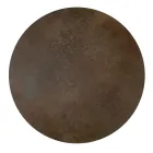 Masuta de cafea cu blat rotund din gresie Made in Italy - Siste Viadurini