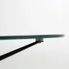 Masuta de cafea cu blat rotund din gresie Made in Italy - Siste Viadurini